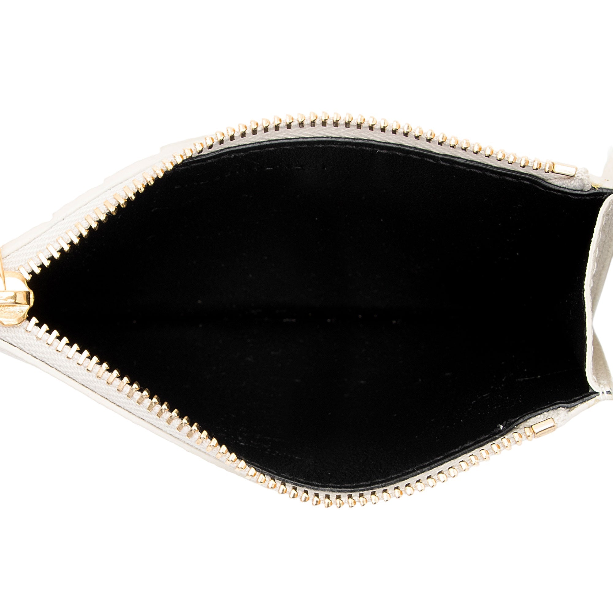 Saint Laurent Grain de Poudre Fragments Zipper Card Case (SHF-CE2v77)