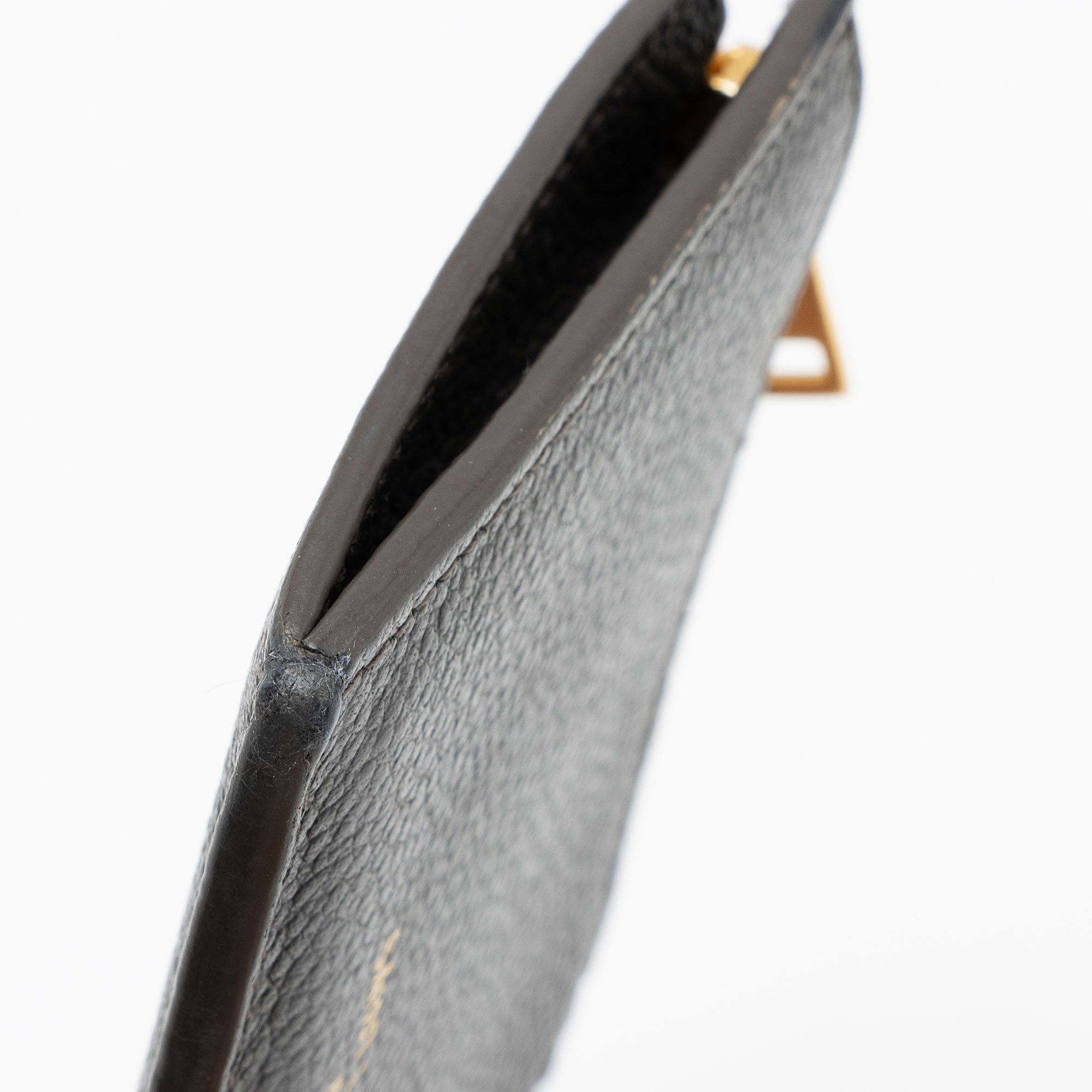 Saint Laurent Grain de Poudre Fragments Zipper Card Case (SHF-guNOD1)
