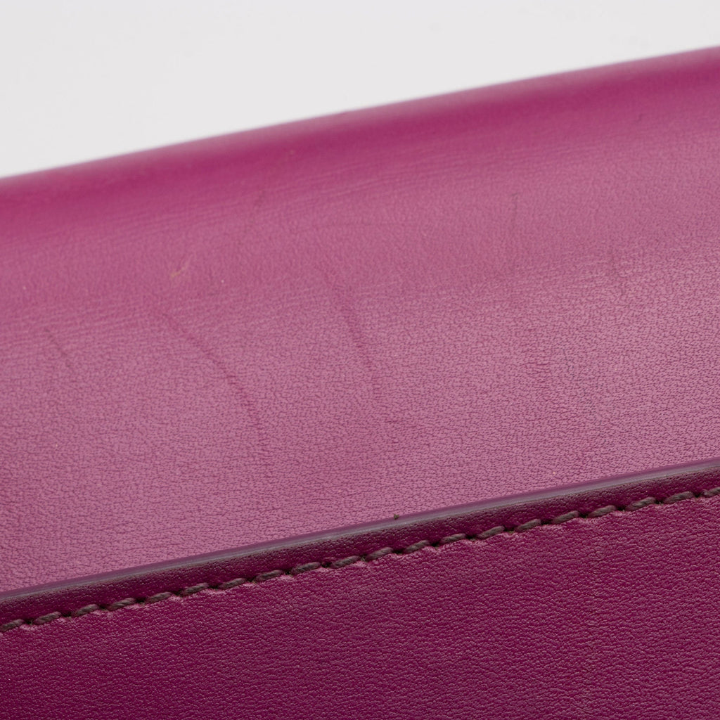 Saint Laurent Grain de Poudre Monogram Cassandra Mini Top Handle Bag - FINAL SALE (SHF-Vxl0wA)