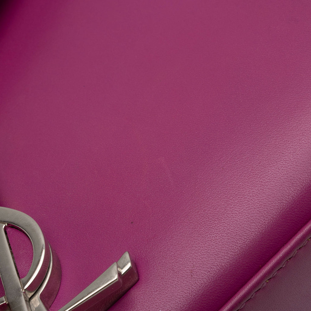 Saint Laurent Grain de Poudre Monogram Cassandra Mini Top Handle Bag - FINAL SALE (SHF-Vxl0wA)