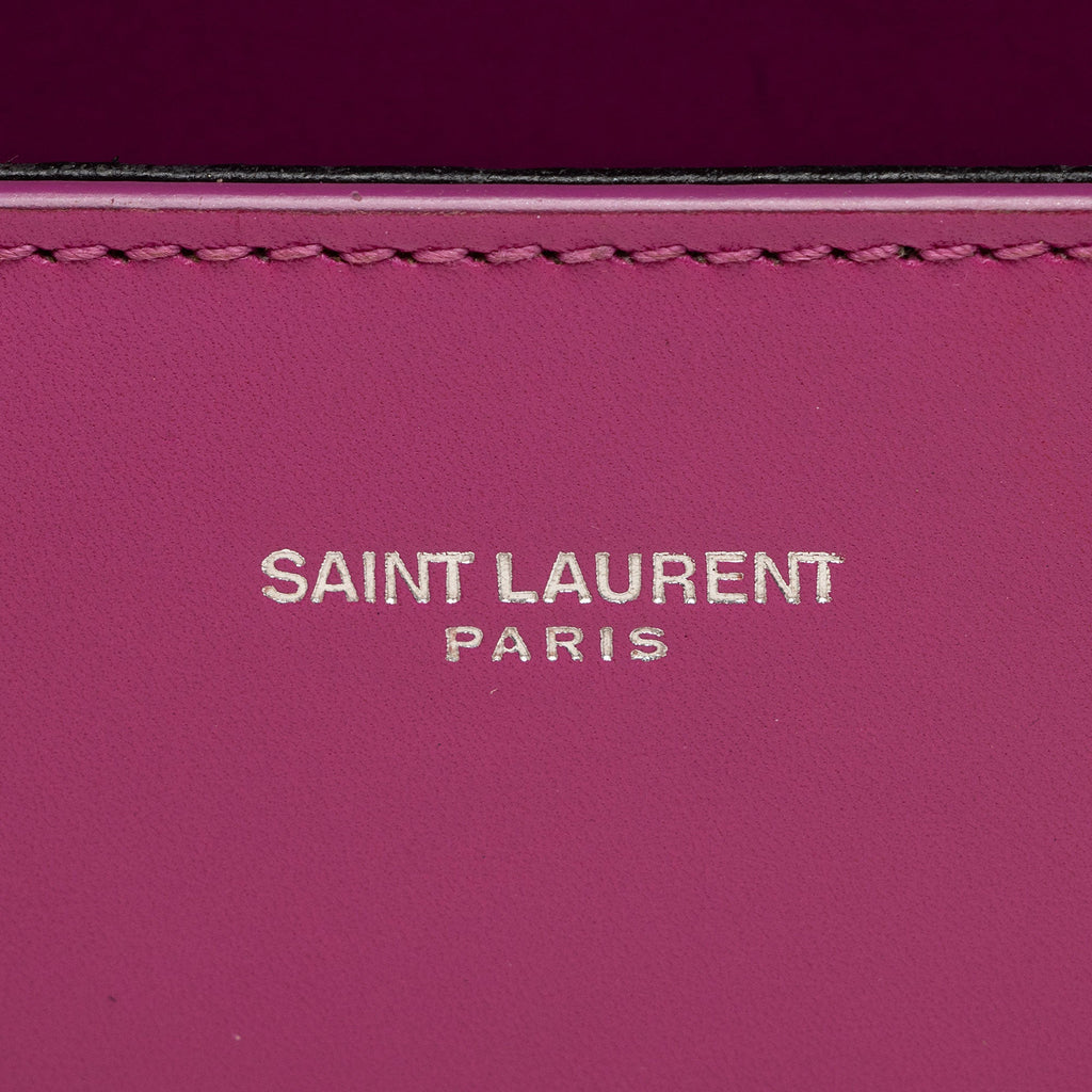 Saint Laurent Grain de Poudre Monogram Cassandra Mini Top Handle Bag - FINAL SALE (SHF-Vxl0wA)