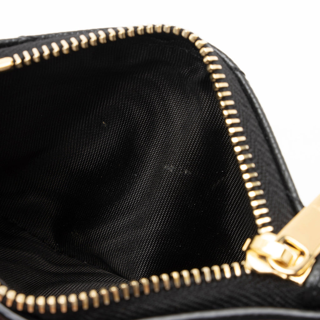 Saint Laurent Grain de Poudre Monogram Cassandre Fragments Bi-Fold Wallet (SHF-pjyvyg)