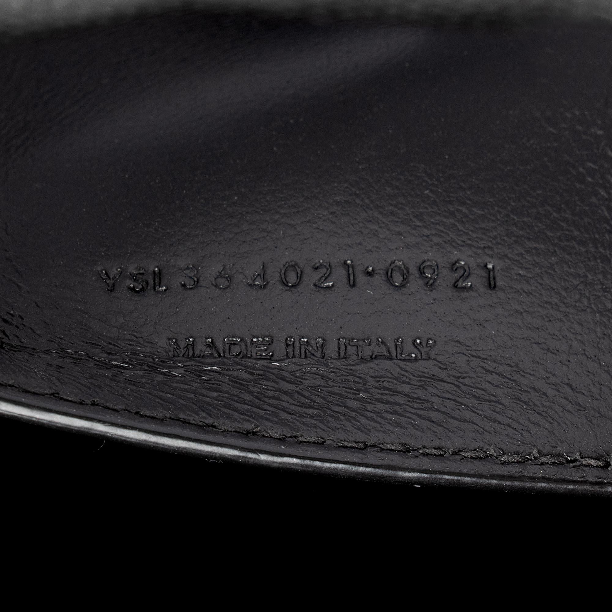Saint Laurent Grain de Poudre Monogram Kate Chain Medium Shoulder Bag (SHF-xw0vdE)