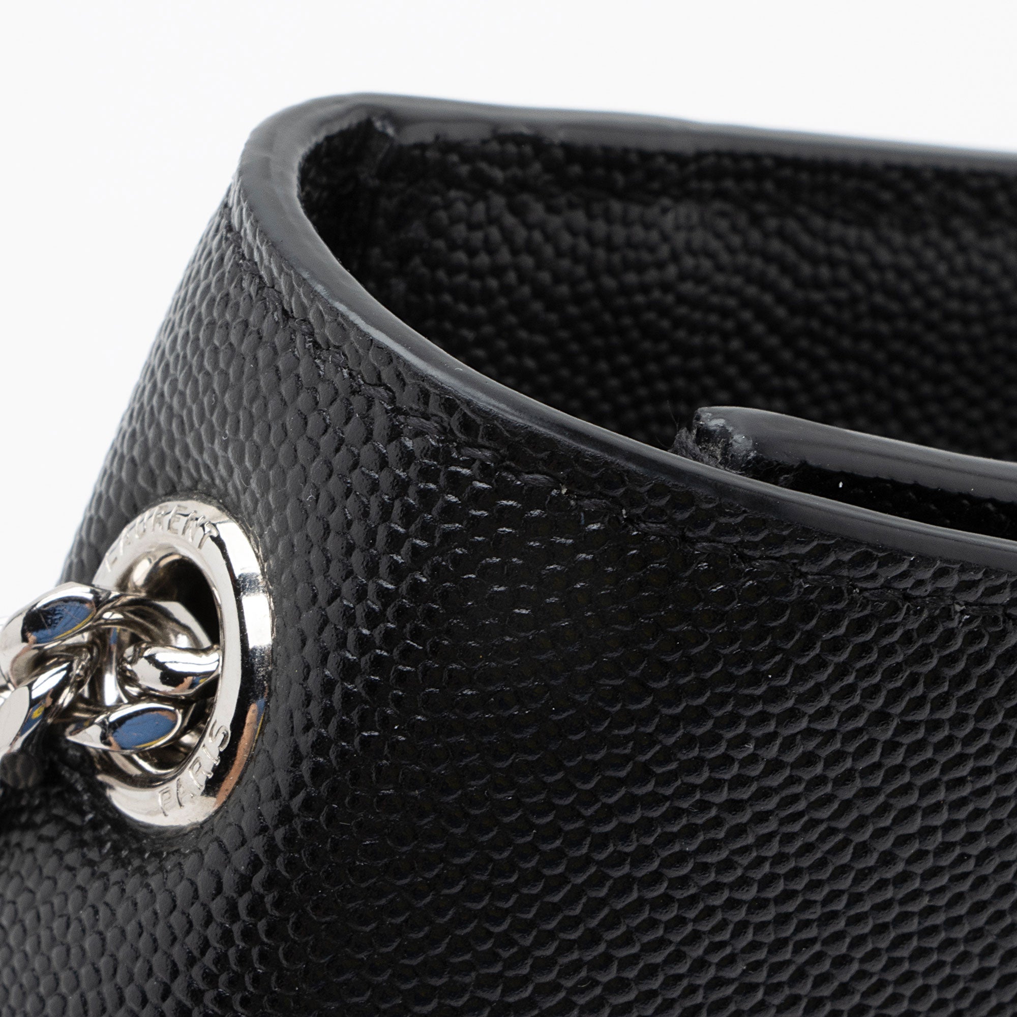 Saint Laurent Grain de Poudre Monogram Kate Medium Shoulder Bag (SHF-uJEVt3)