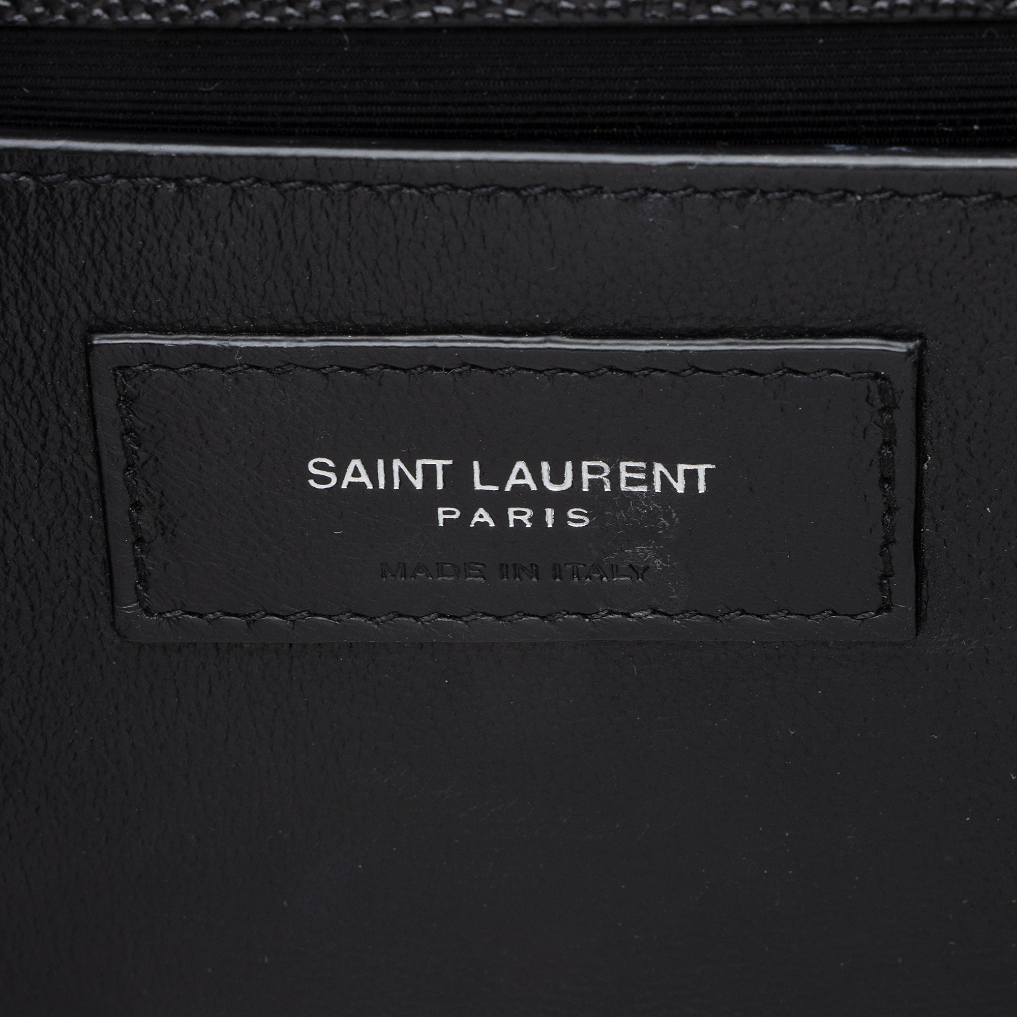 Saint Laurent Grain de Poudre Monogram Kate Medium Shoulder Bag (SHF-uJEVt3)