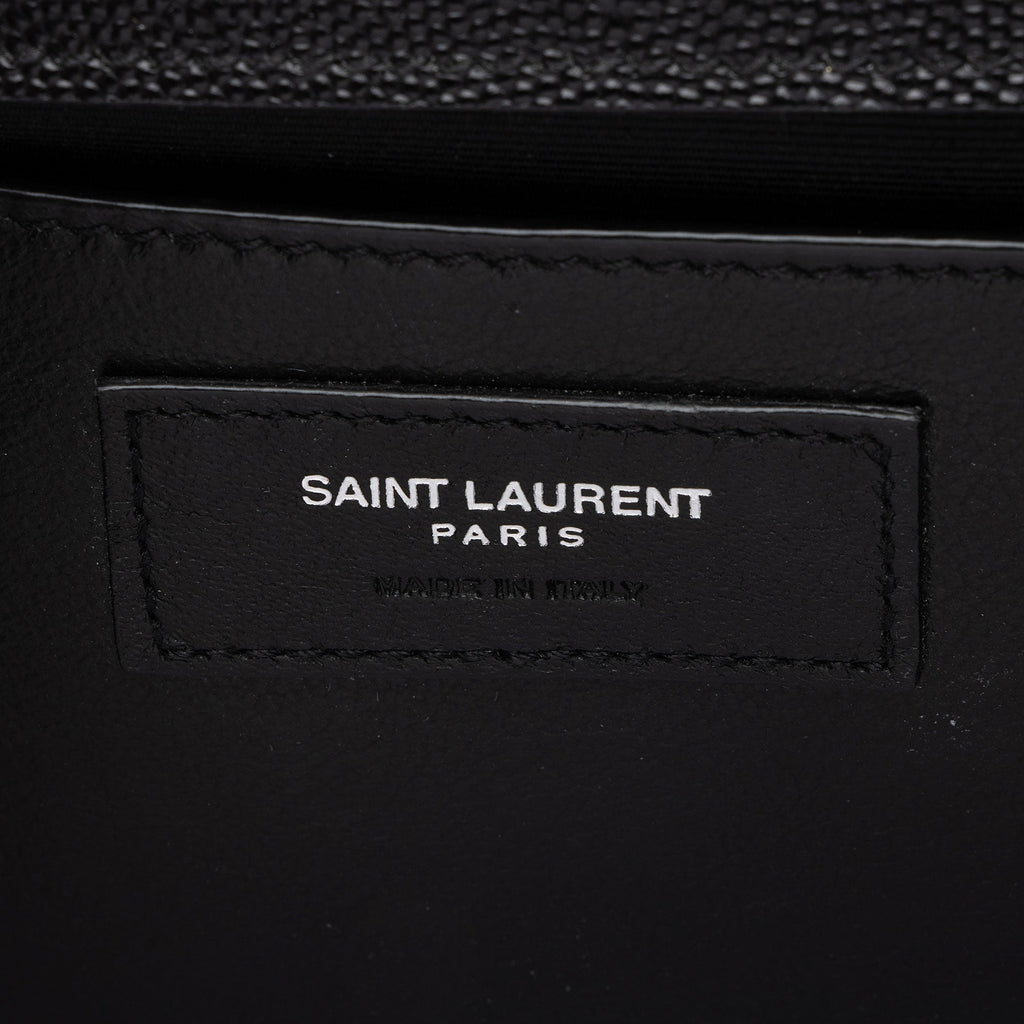Saint Laurent Grain de Poudre Monogram Kate Medium Shoulder Bag (SHF-EiaKZL)