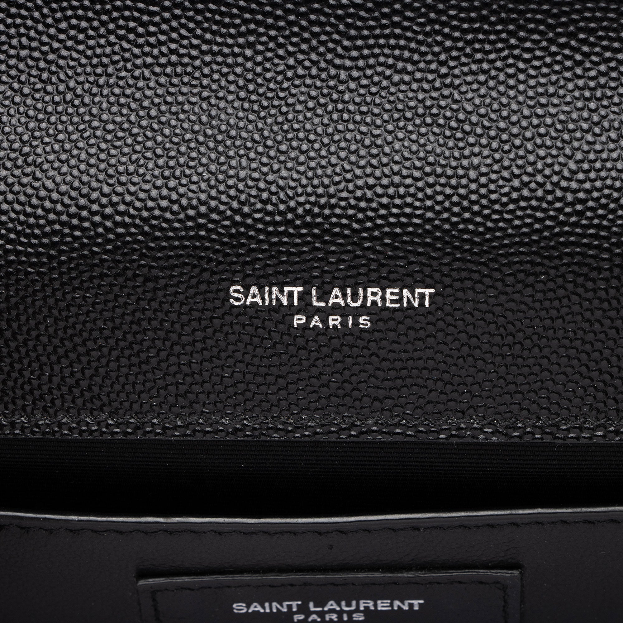 Saint Laurent Grain de Poudre Monogram Kate Medium Shoulder Bag (SHF-EiaKZL)