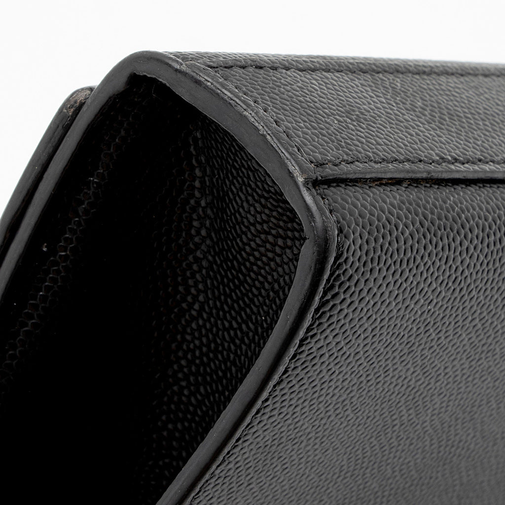 Saint Laurent Grain de Poudre Monogram Kate Small Crossbody Bag (SHF-rdtvvN)
