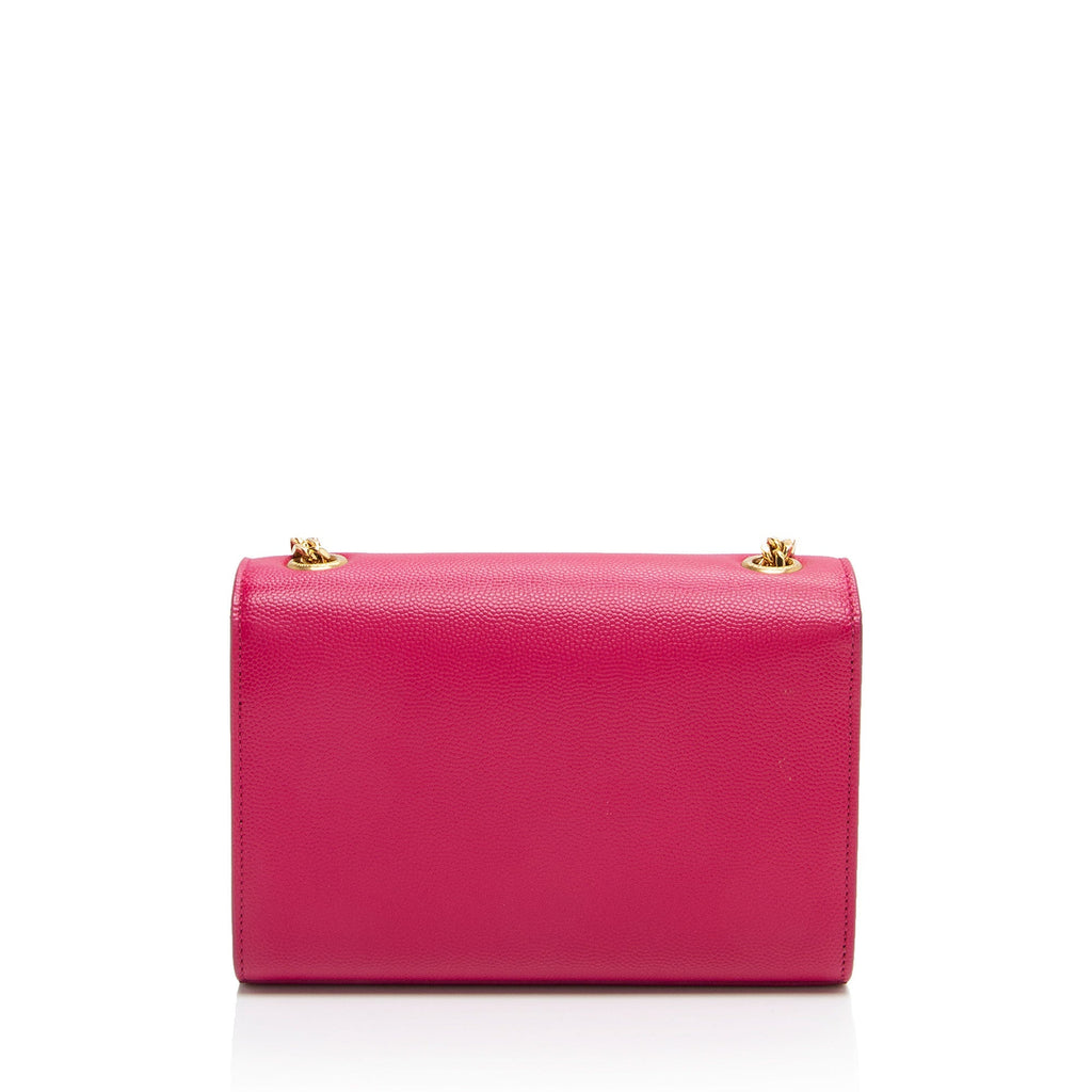 Saint Laurent Grain de Poudre Monogram Kate Small Crossbody Bag (SHF-ip71h6)