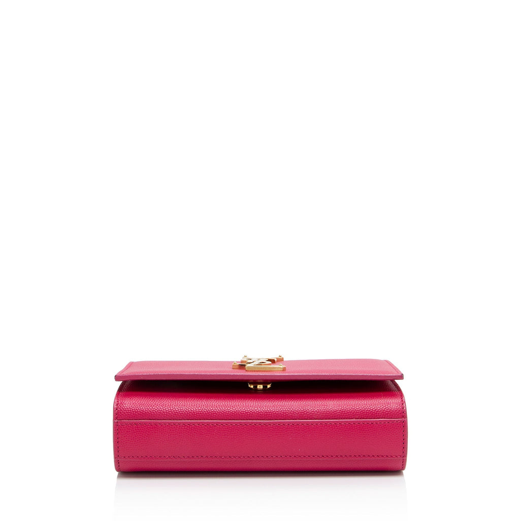 Saint Laurent Grain de Poudre Monogram Kate Small Crossbody Bag (SHF-ip71h6)