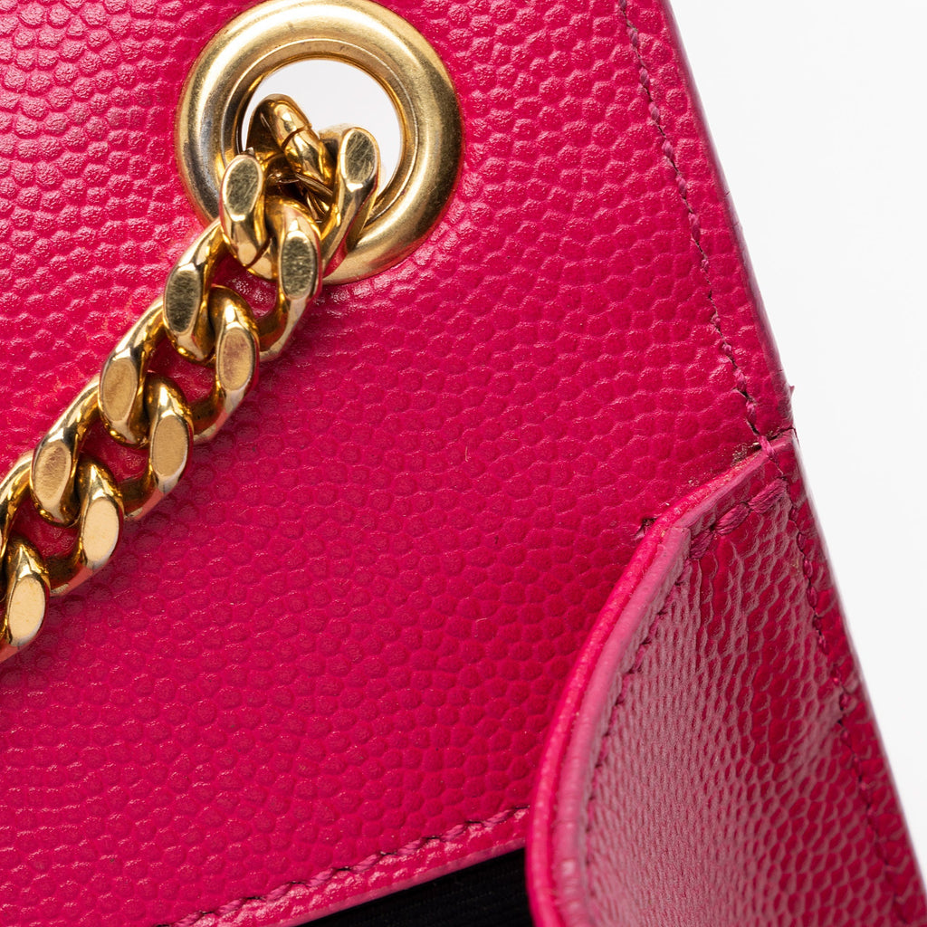 Saint Laurent Grain de Poudre Monogram Kate Small Crossbody Bag (SHF-ip71h6)
