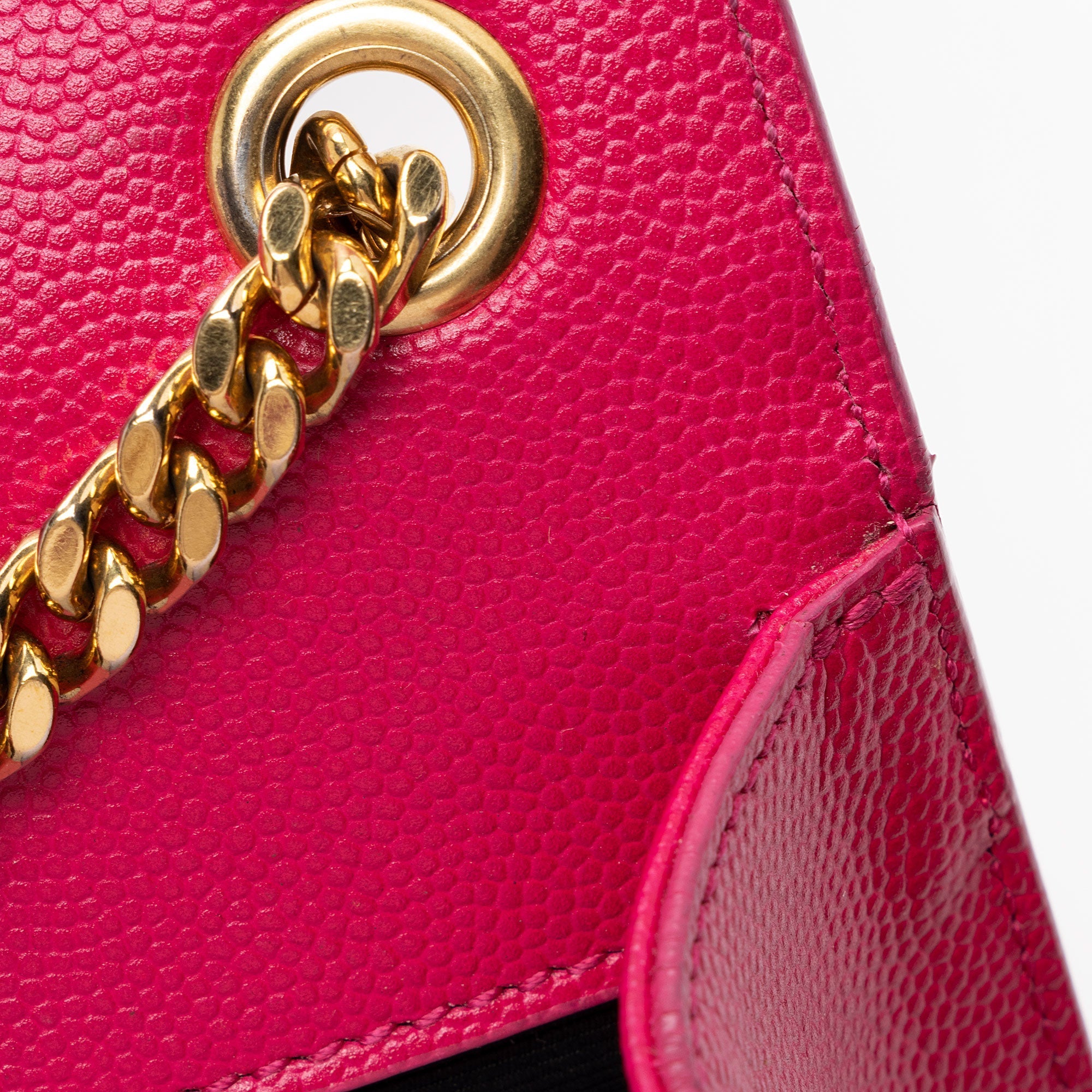 Saint Laurent Grain de Poudre Monogram Kate Small Crossbody Bag (SHF-ip71h6)