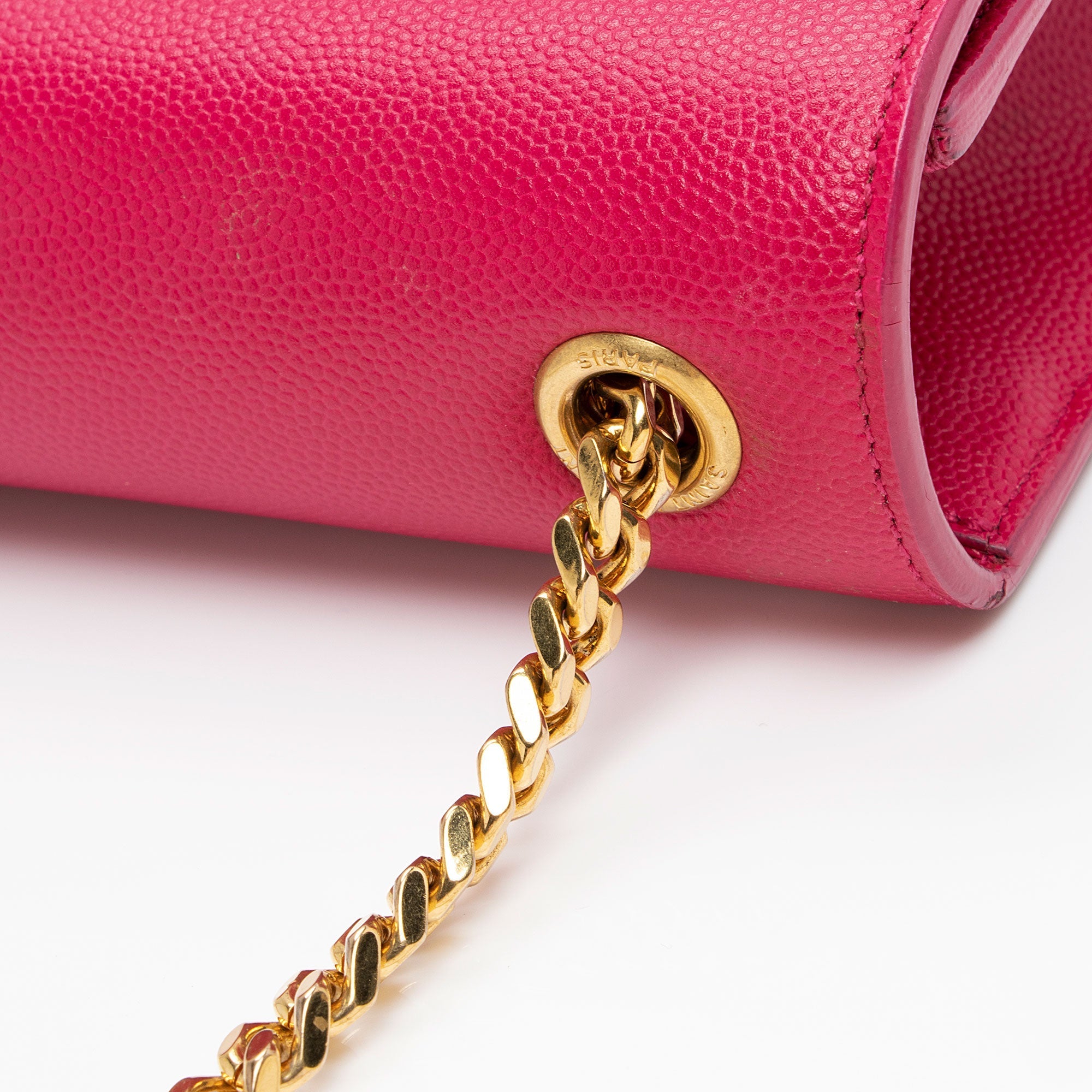 Saint Laurent Grain de Poudre Monogram Kate Small Crossbody Bag (SHF-ip71h6)