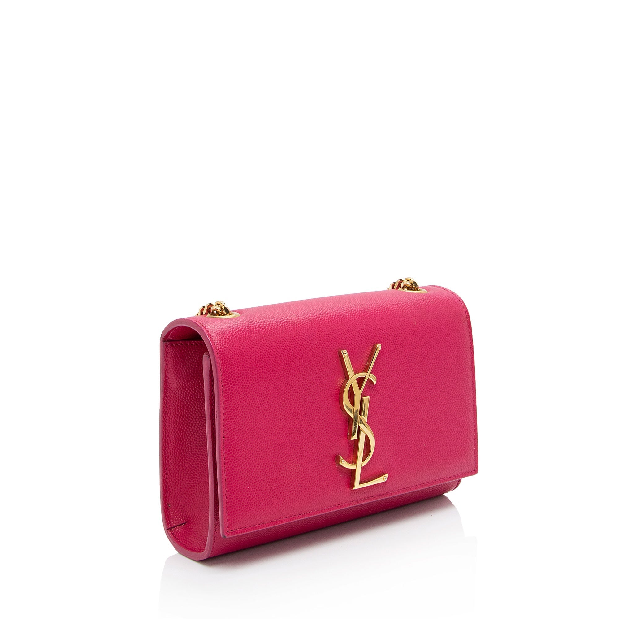 Saint Laurent Grain de Poudre Monogram Kate Small Crossbody Bag (SHF-ip71h6)