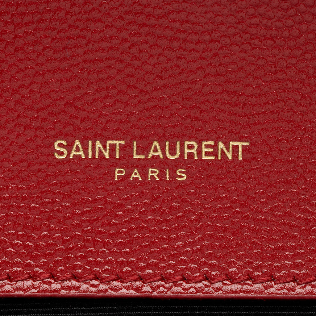 Saint Laurent Grain de Poudre Monogram Kate Small Shoulder Bag (SHF-D9TPdi)