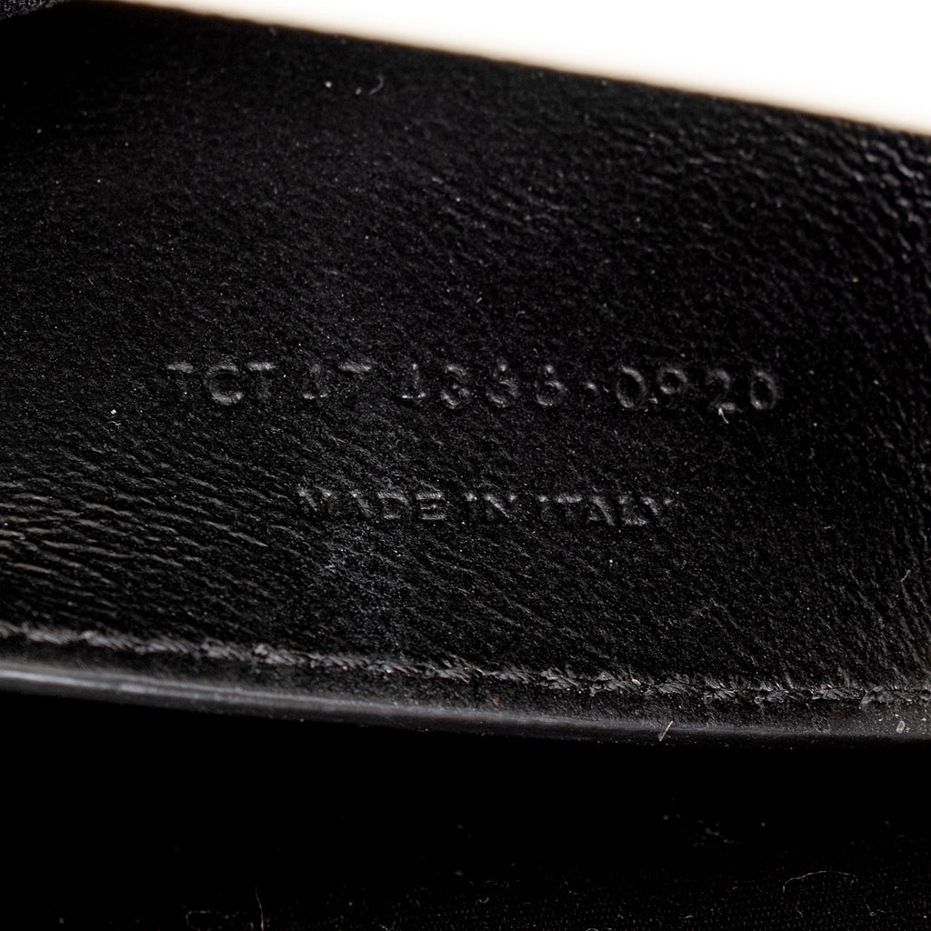 Saint Laurent Grain de Poudre Monogram Kate Tassel Small Shoulder Bag (SHF-qkyzOA)
