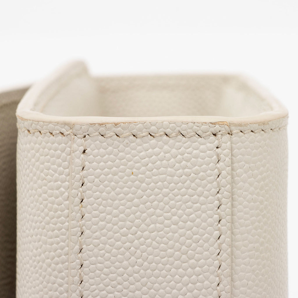 Saint Laurent Grain de Poudre Monogram Kate Tassel Small Shoulder Bag (SHF-qkyzOA)