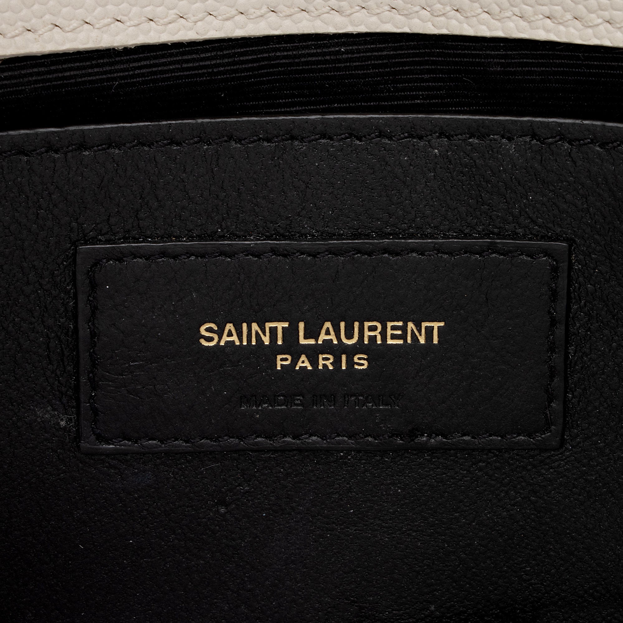 Saint Laurent Grain de Poudre Monogram Kate Tassel Small Shoulder Bag (SHF-qkyzOA)
