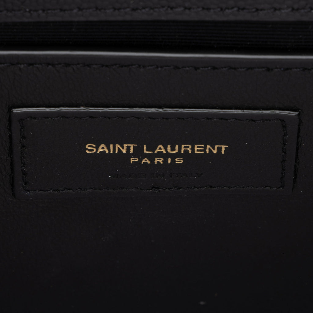 Saint Laurent Grain de Poudre Monogram Kate Tassel Small Shoulder Bag (SHF-GBTrrt)
