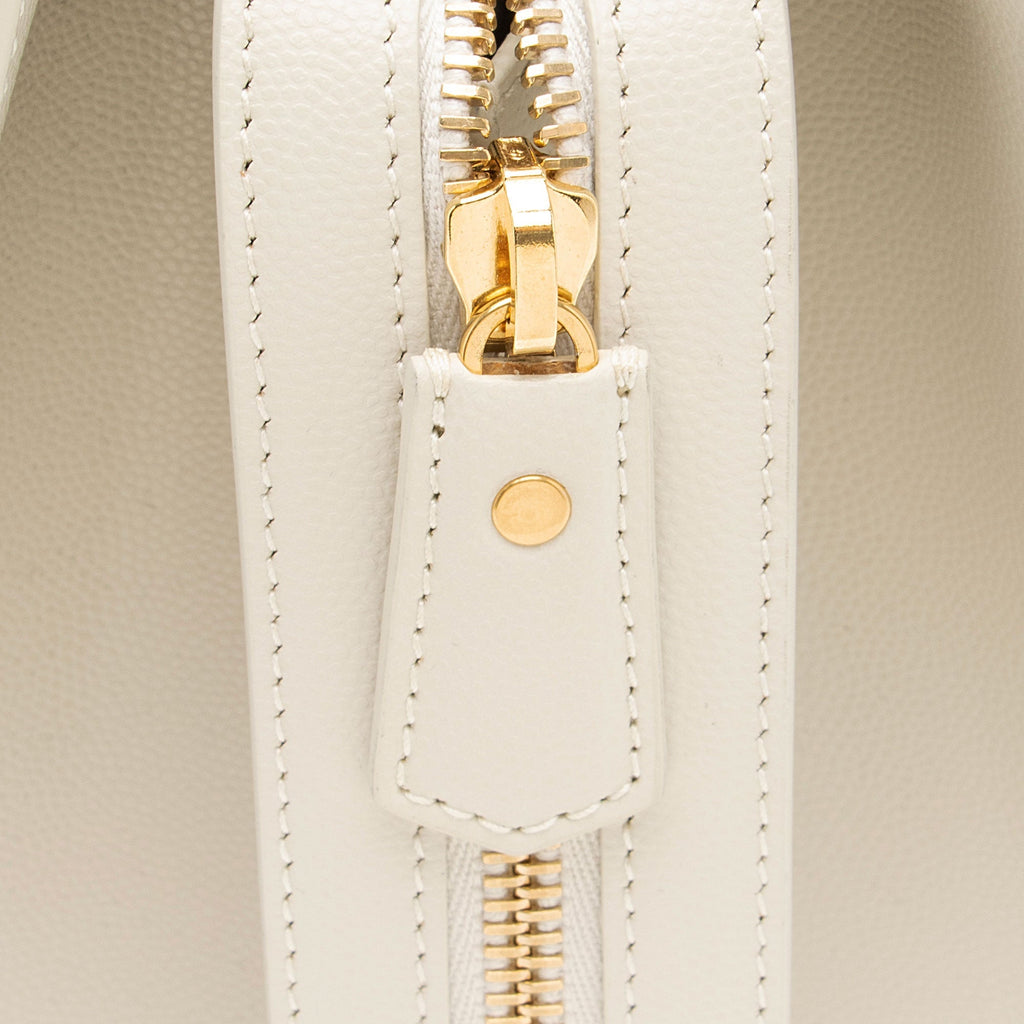 Saint Laurent Grain de Poudre Monogram Uptown Medium Tote (SHF-LkpDCr)