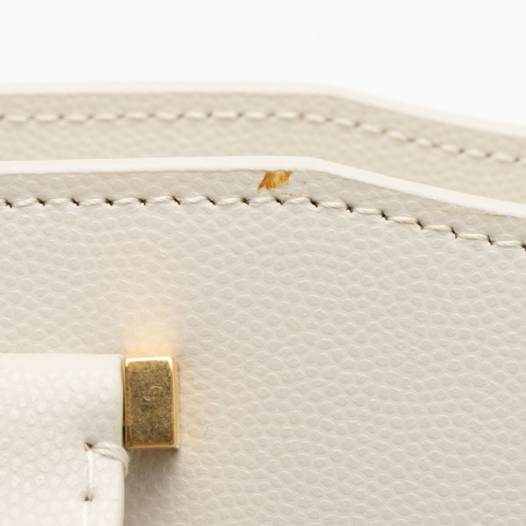 Saint Laurent Grain de Poudre Monogram Uptown Medium Tote (SHF-LkpDCr)