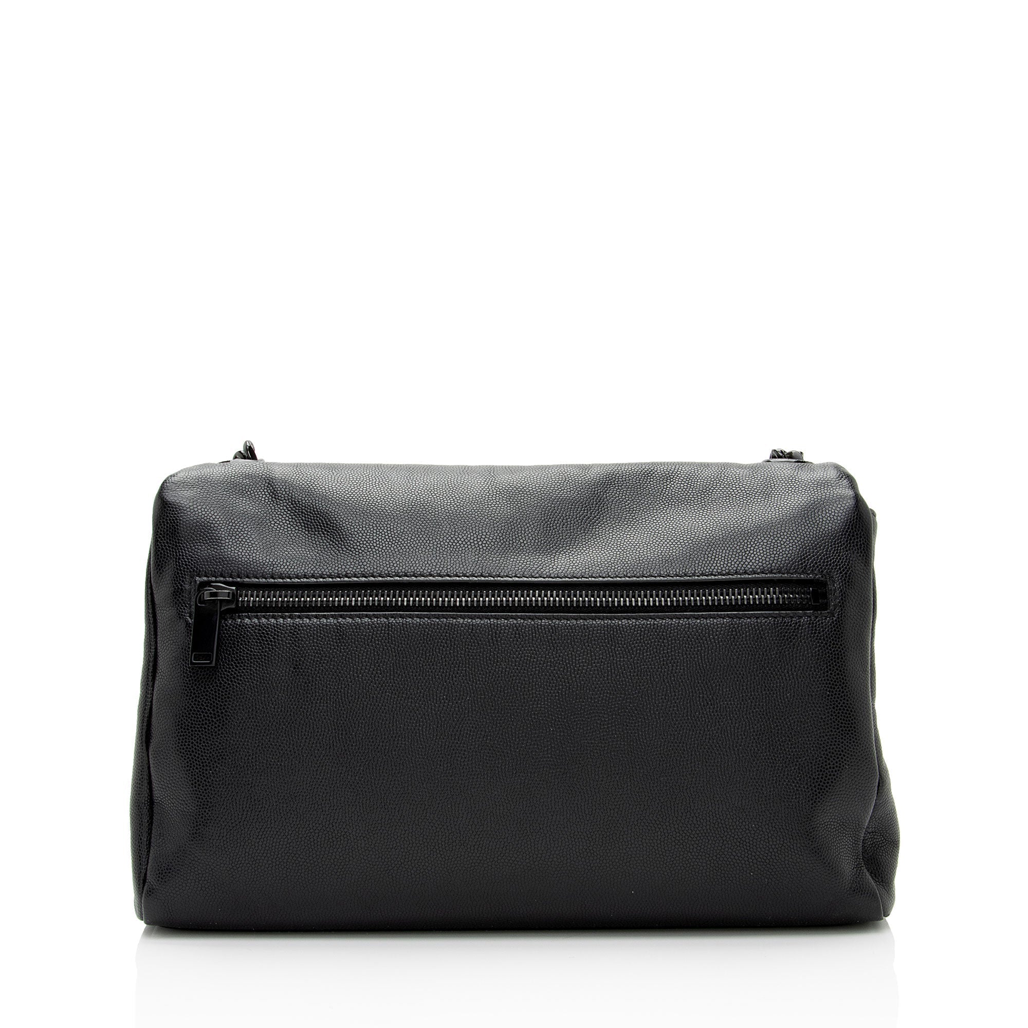 Saint Laurent Grain de Poudre Monogram West Hollywood Medium Flap Bag (SHF-rzShyo)