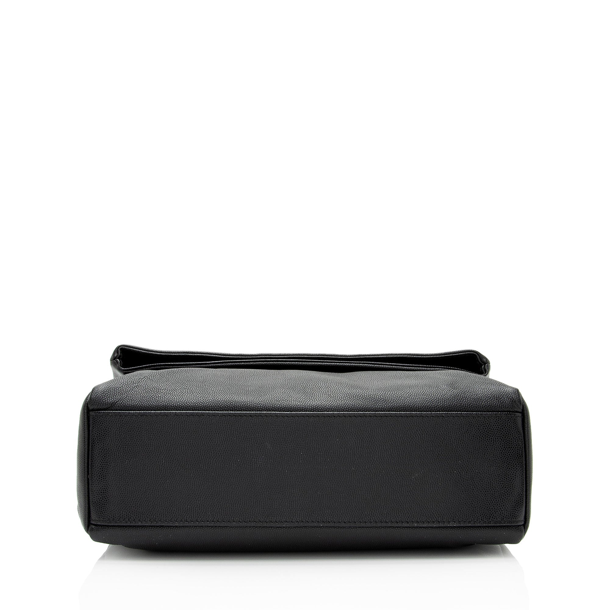 Saint Laurent Grain de Poudre Monogram West Hollywood Medium Flap Bag (SHF-rzShyo)