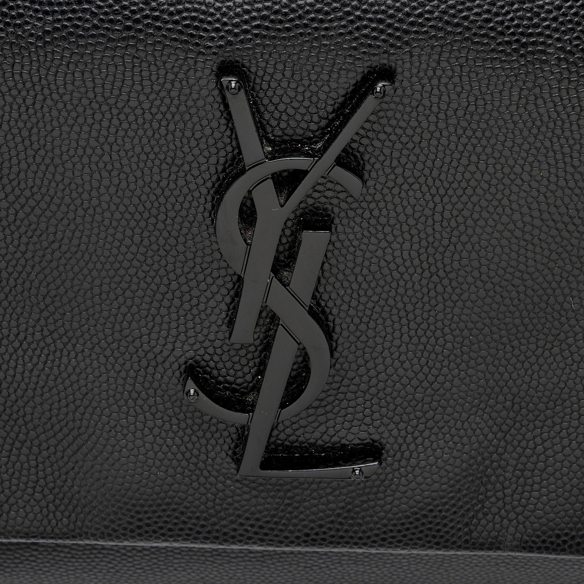 Saint Laurent Grain de Poudre Monogram West Hollywood Medium Flap Bag (SHF-rzShyo)