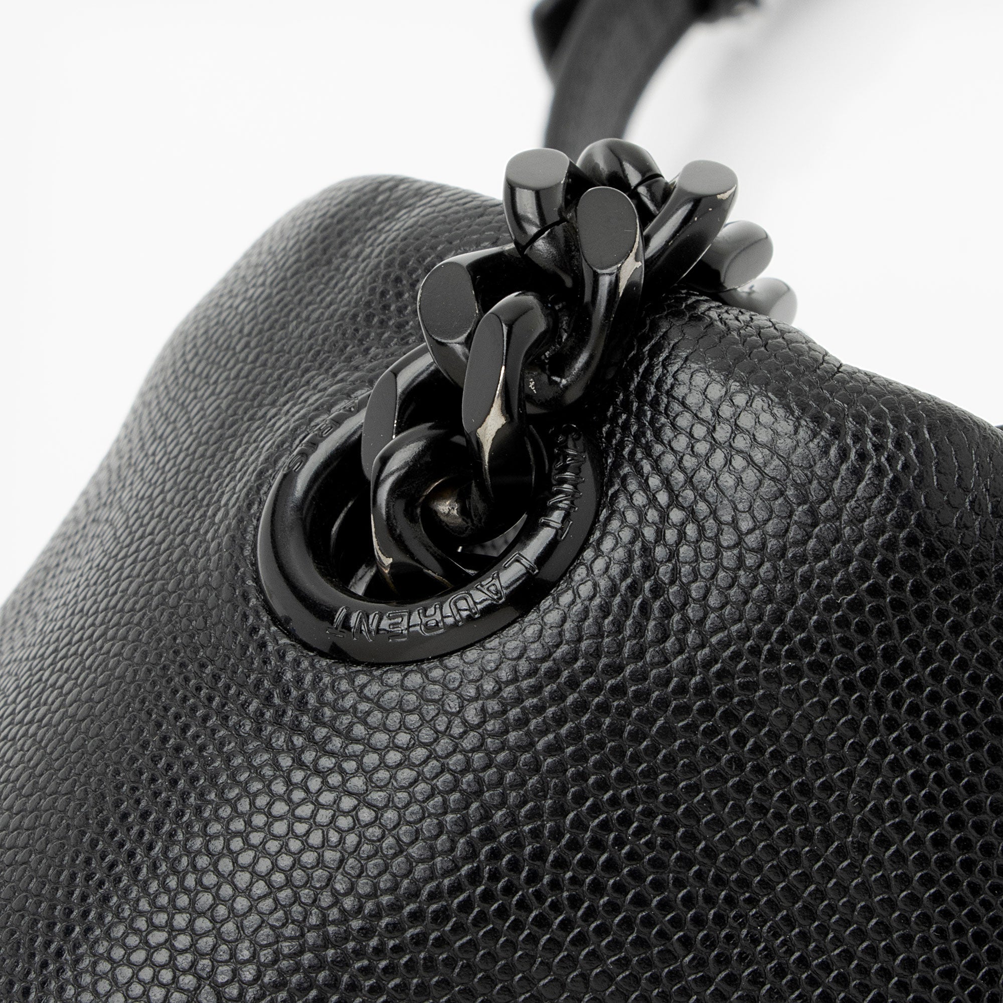 Saint Laurent Grain de Poudre Monogram West Hollywood Medium Flap Bag (SHF-rzShyo)