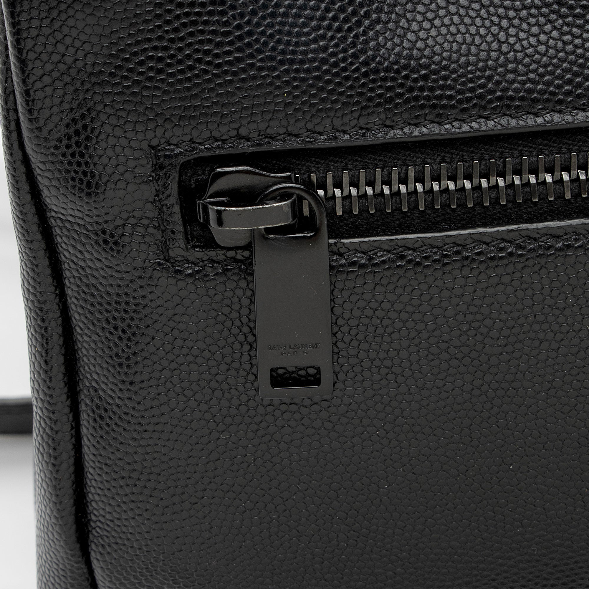 Saint Laurent Grain de Poudre Monogram West Hollywood Medium Flap Bag (SHF-rzShyo)