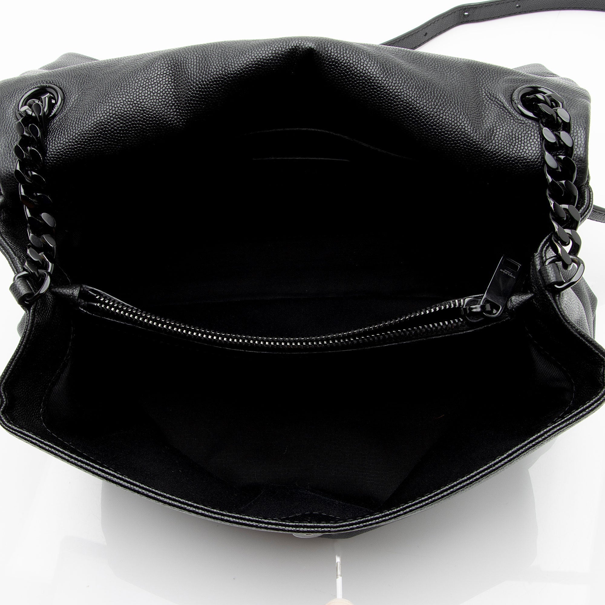 Saint Laurent Grain de Poudre Monogram West Hollywood Medium Flap Bag (SHF-rzShyo)