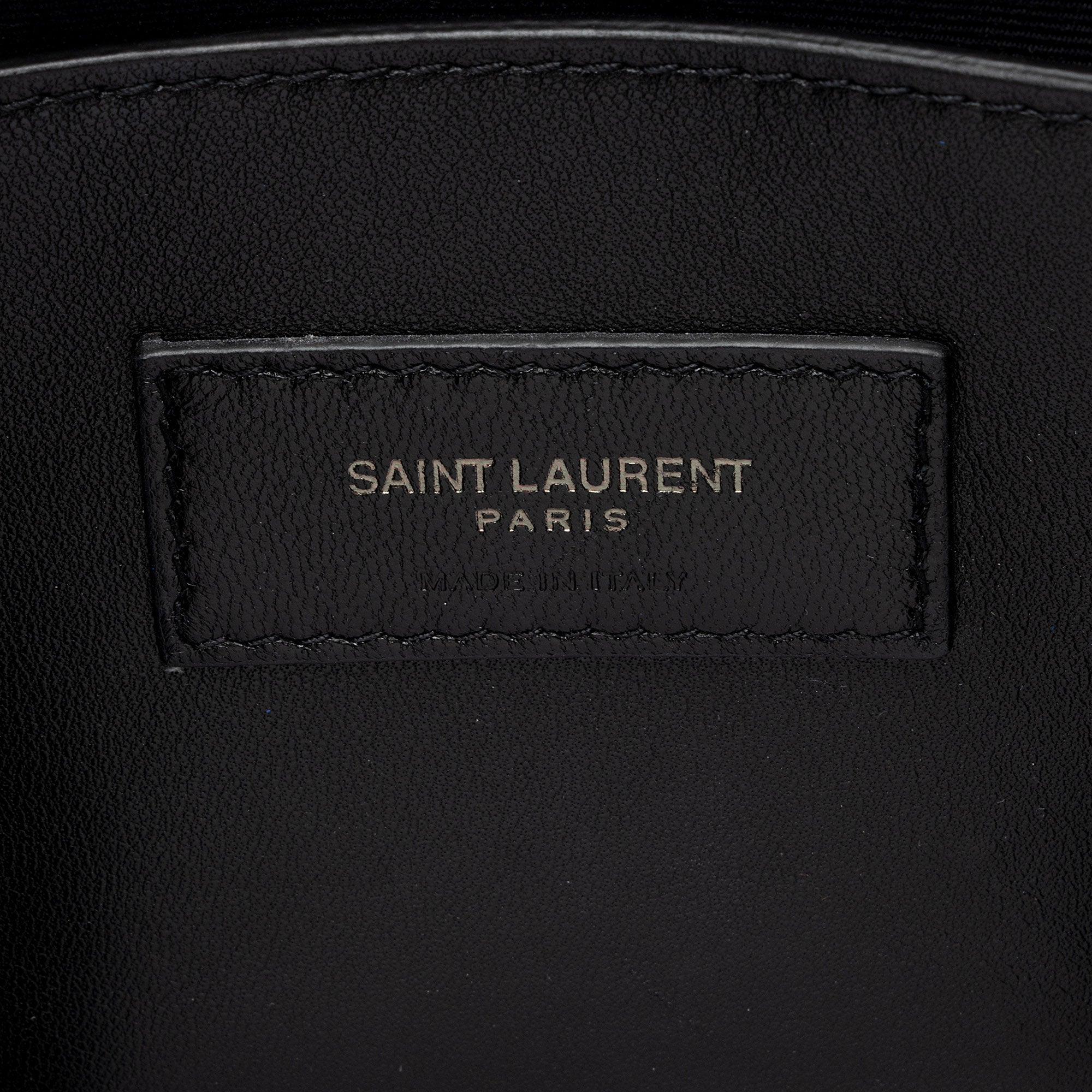 Saint Laurent Grain de Poudre Monogram West Hollywood Medium Flap Bag (SHF-rzShyo)