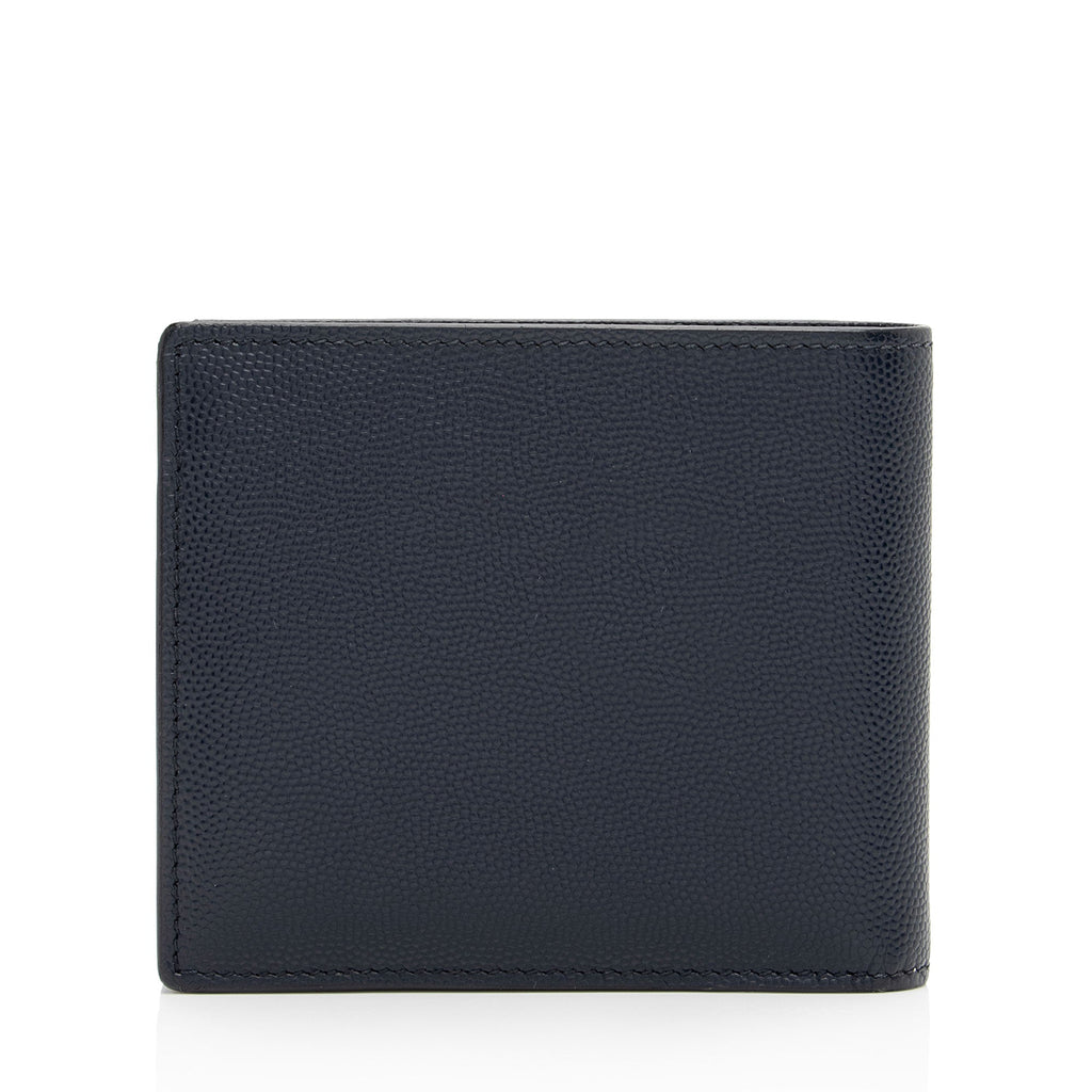 Saint Laurent Grain de Poudre Paris Bi-Fold Wallet (SHF-FUwe9w)