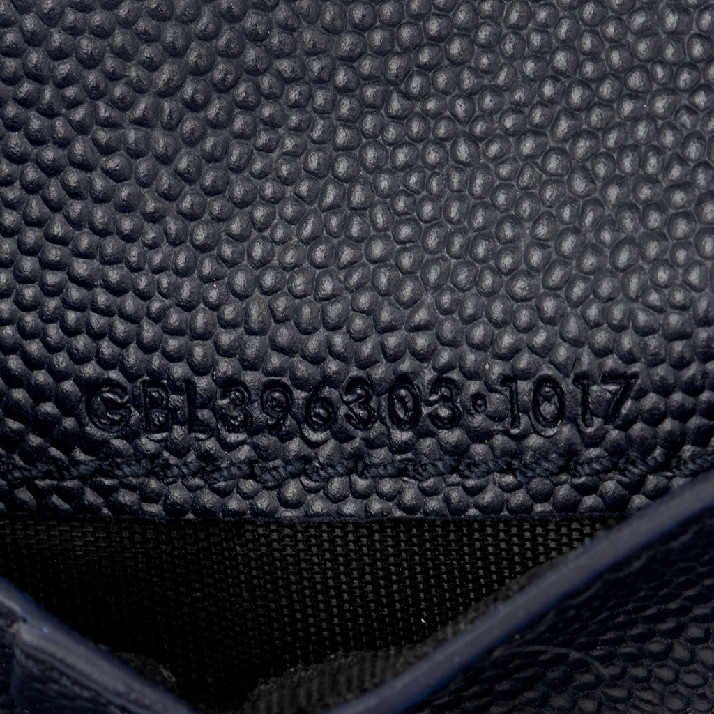 Saint Laurent Grain de Poudre Paris Bi-Fold Wallet (SHF-FUwe9w)