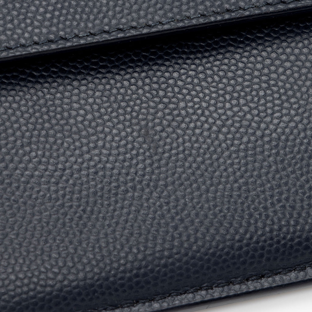 Saint Laurent Grain de Poudre Paris Bi-Fold Wallet (SHF-FUwe9w)