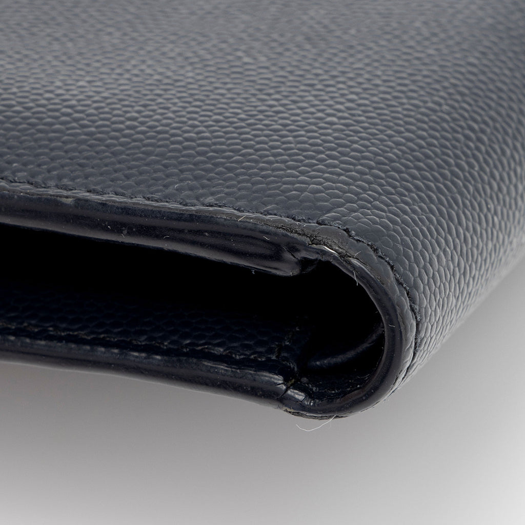 Saint Laurent Grain de Poudre Paris Bi-Fold Wallet (SHF-FUwe9w)