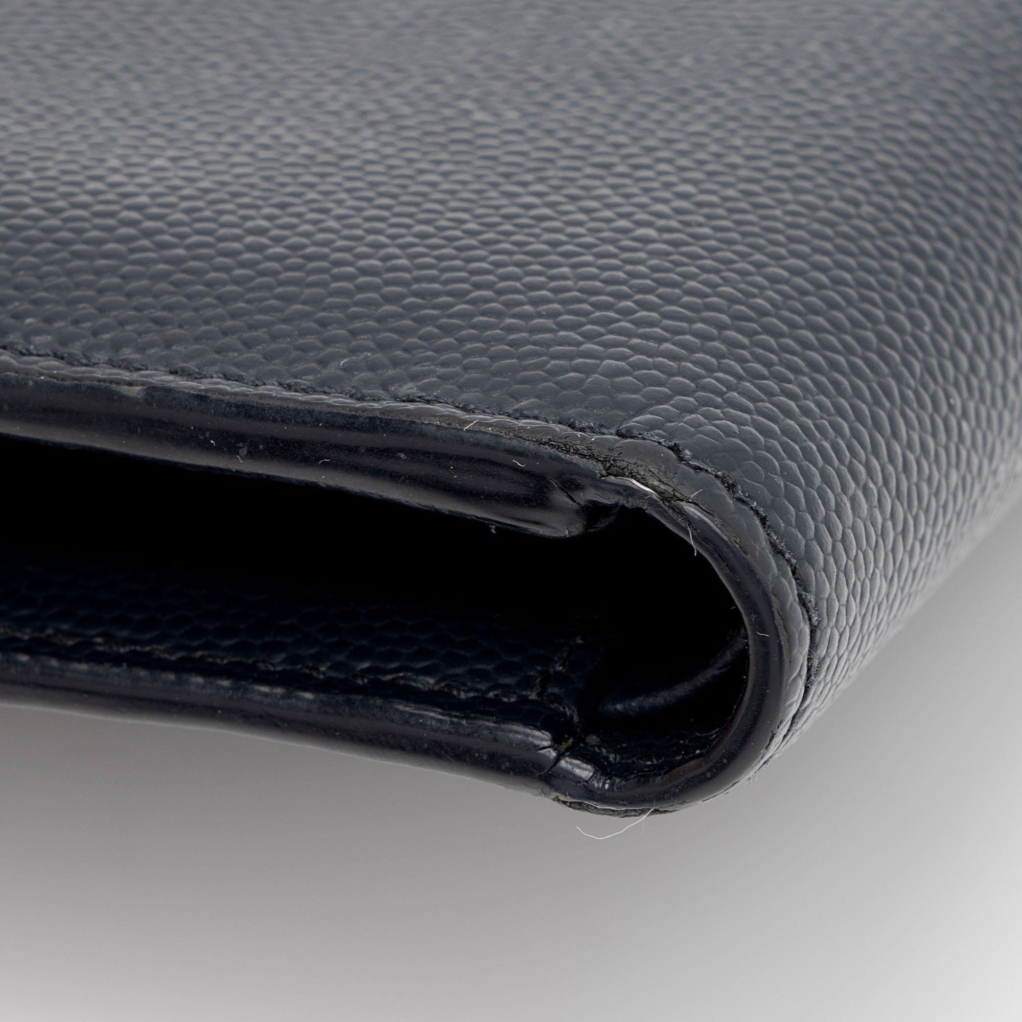 Saint Laurent Grain de Poudre Paris Bi-Fold Wallet (SHF-FUwe9w)