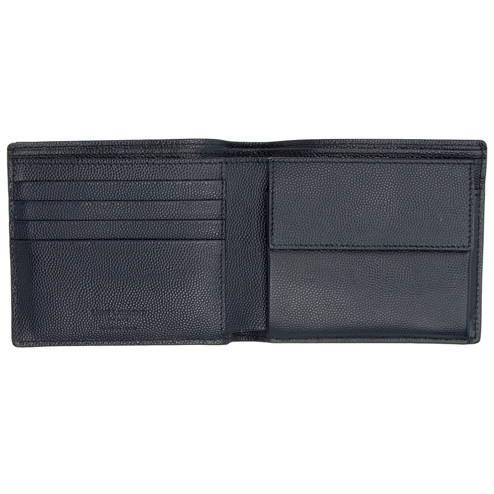 Saint Laurent Grain de Poudre Paris Bi-Fold Wallet (SHF-FUwe9w)