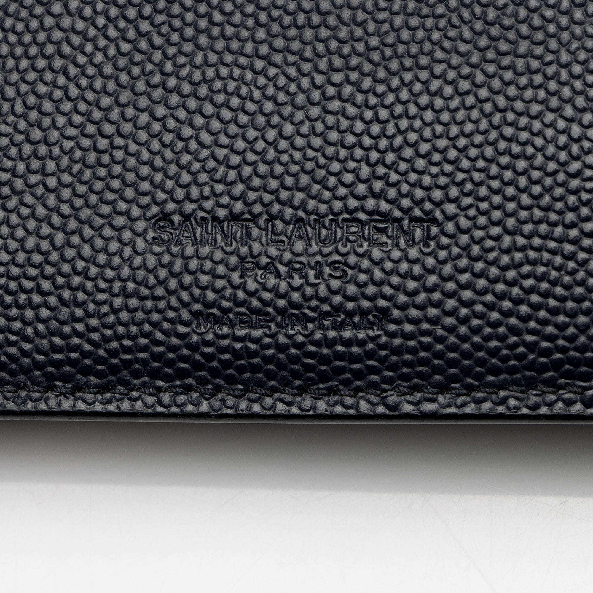Saint Laurent Grain de Poudre Paris Bi-Fold Wallet (SHF-FUwe9w)