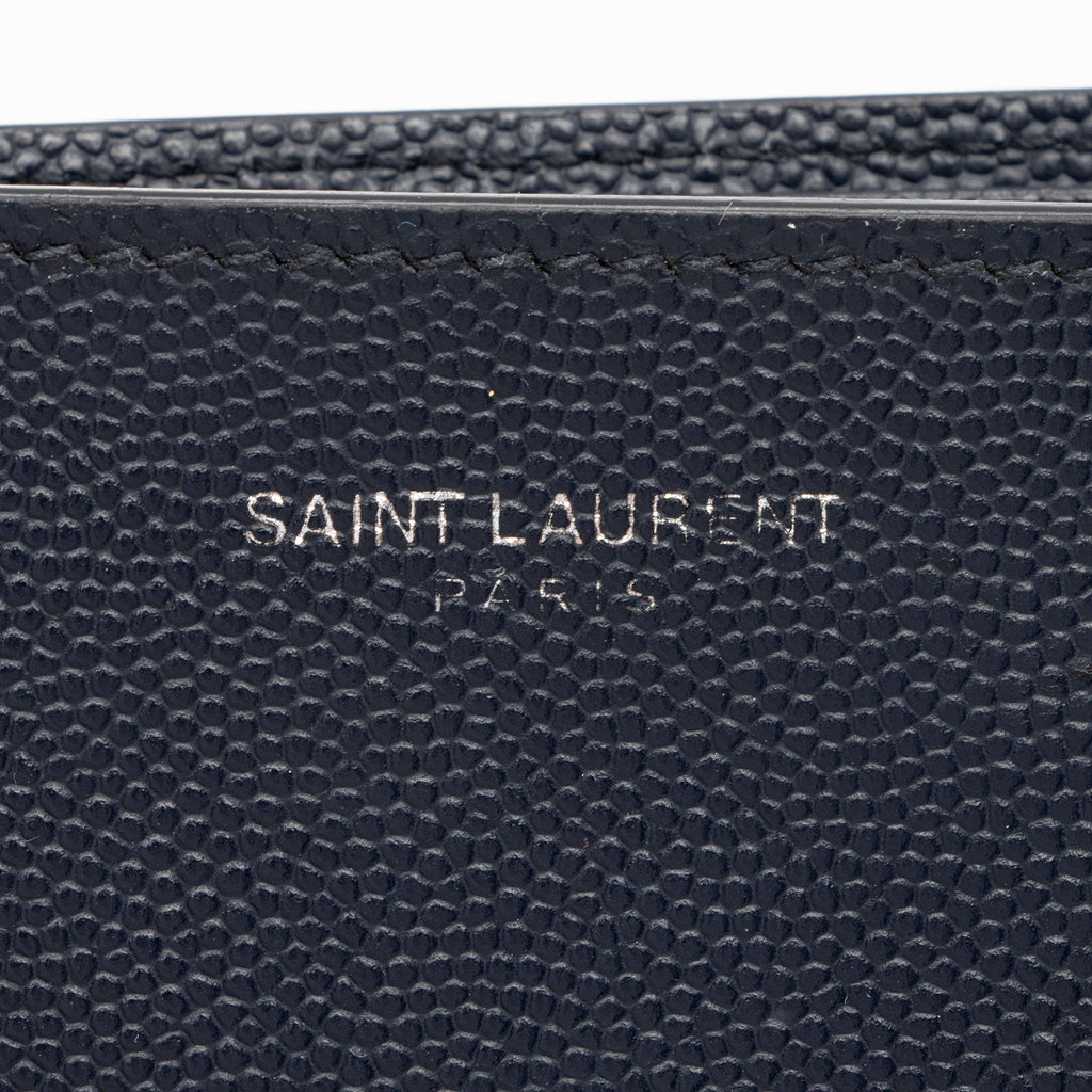 Saint Laurent Grain de Poudre Paris Bi-Fold Wallet (SHF-FUwe9w)