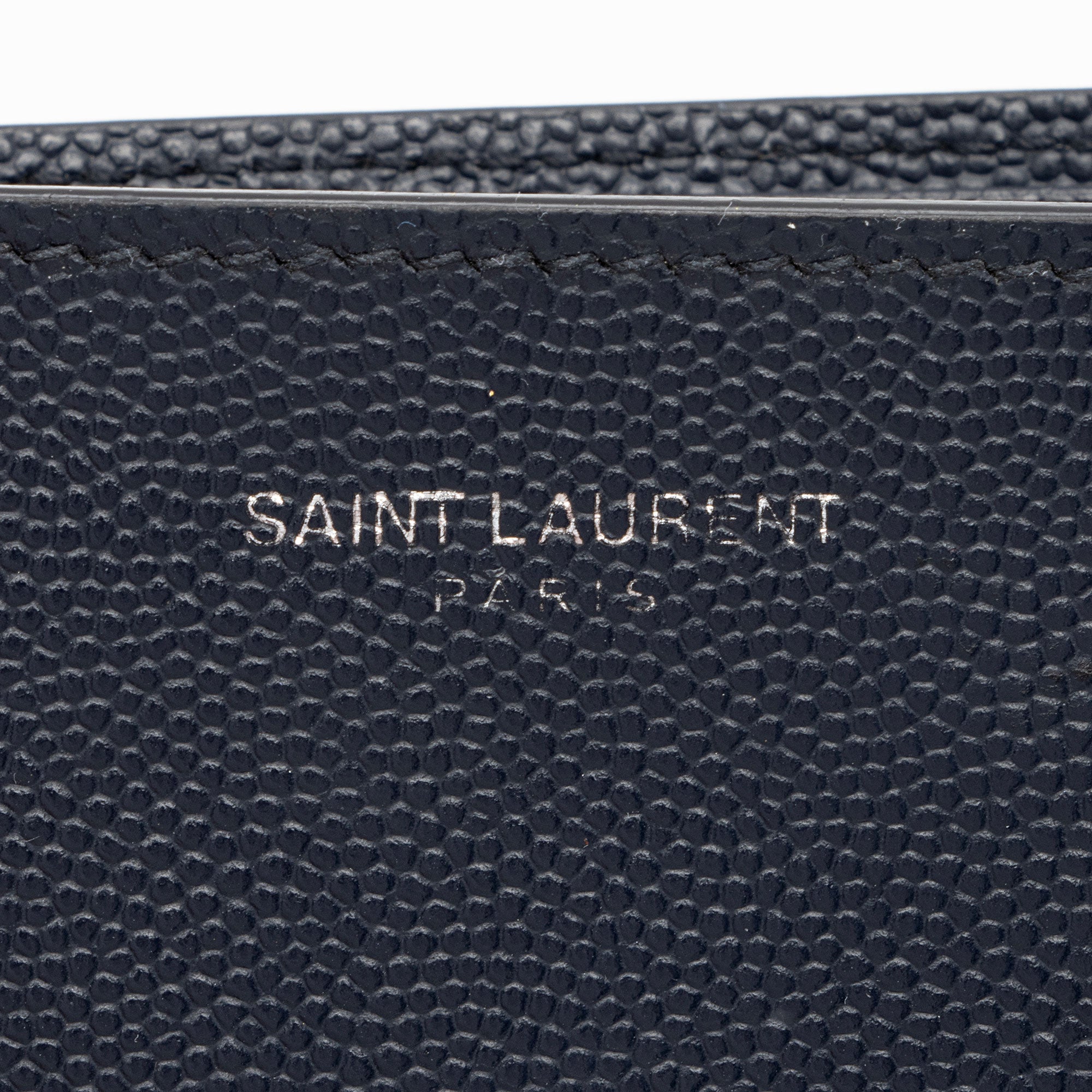 Saint Laurent Grain de Poudre Paris Bi-Fold Wallet (SHF-FUwe9w)