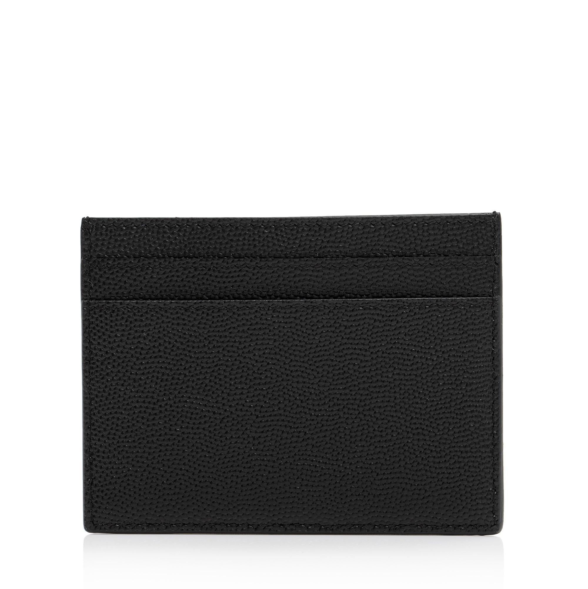 Saint Laurent Grain de Poudre Paris Card Case (SHF-UdsbXU)