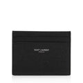 Saint Laurent Grain de Poudre Paris Card Case (SHF-UdsbXU)