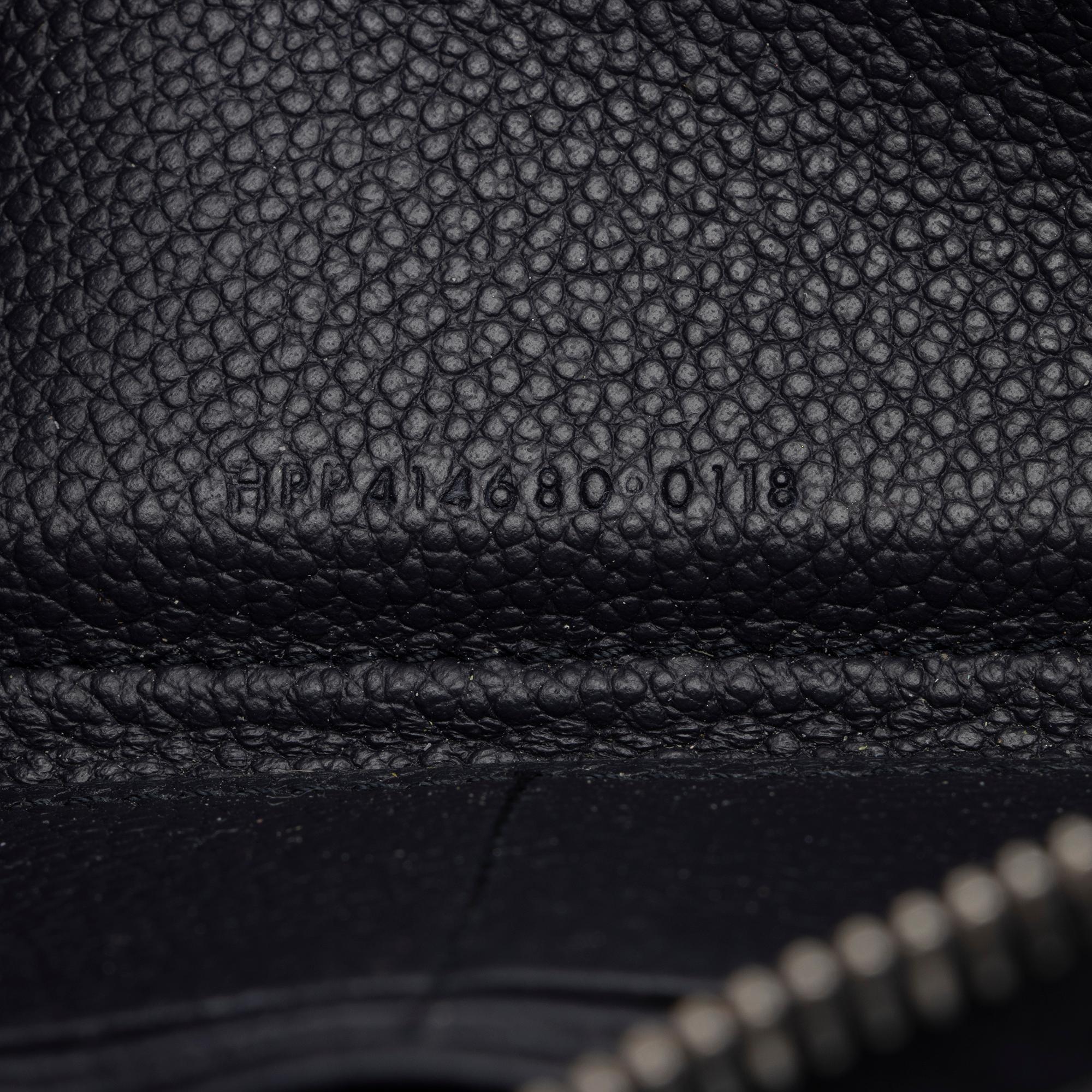 Saint Laurent Grain de Poudre Rive Gauche Zip Around Wallet (SHF-sNhxXD)