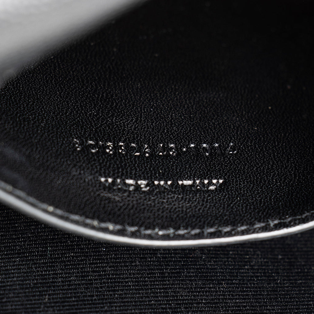 Saint Laurent Grain de Poudre Studded Monogram Kate Clutch (SHF-nhucIE)