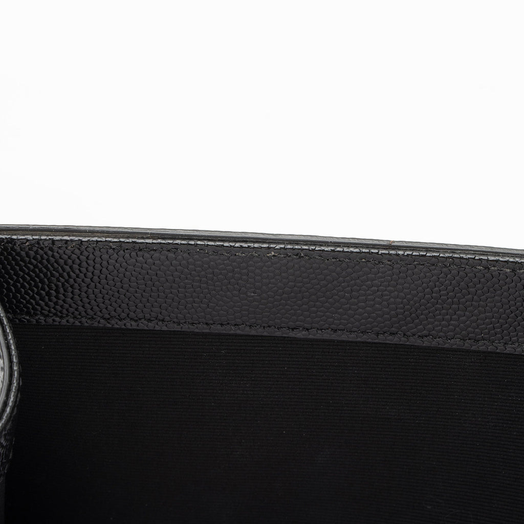 Saint Laurent Grain de Poudre Studded Monogram Kate Clutch (SHF-nhucIE)