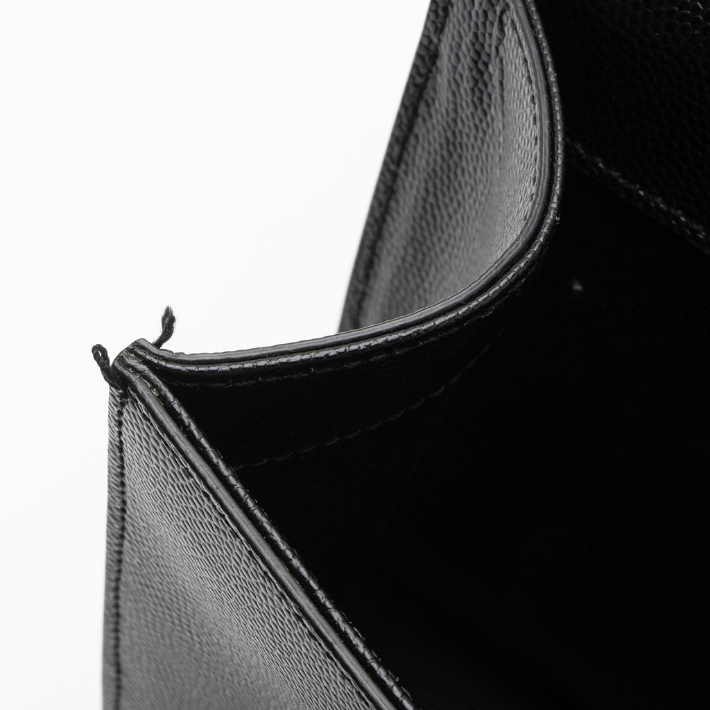 Saint Laurent Grain de Poudre Studded Monogram Kate Clutch (SHF-nhucIE)