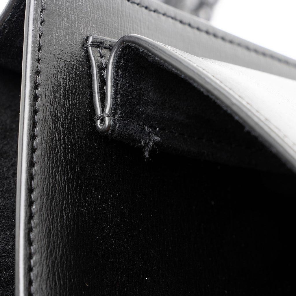 Saint Laurent Grained Calfskin Monogram Sunset Medium Shoulder Bag (SHF-kSaHp8)