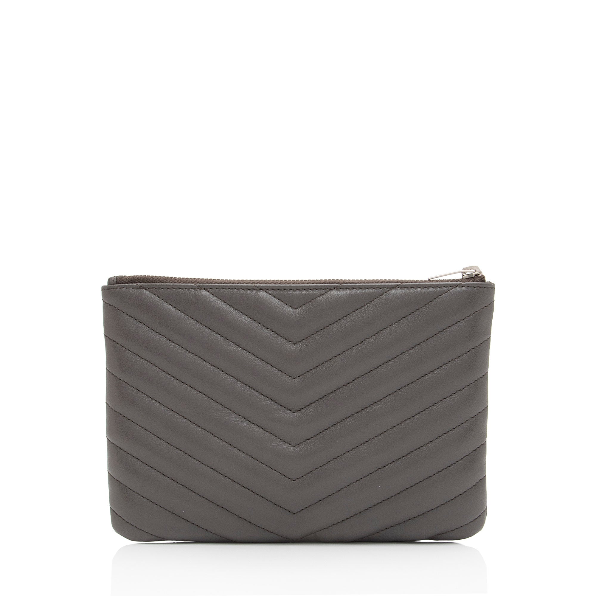 Saint Laurent Matelasse Lambskin Jolie Pouch (SHF-jMIklt)