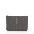 Saint Laurent Matelasse Lambskin Jolie Pouch (SHF-jMIklt)